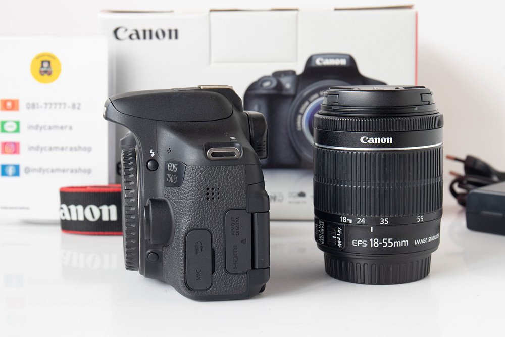 Canon 750D พร้อมเลนส์ 18-55mm STM เครื่องศูนย์ สภาพดี